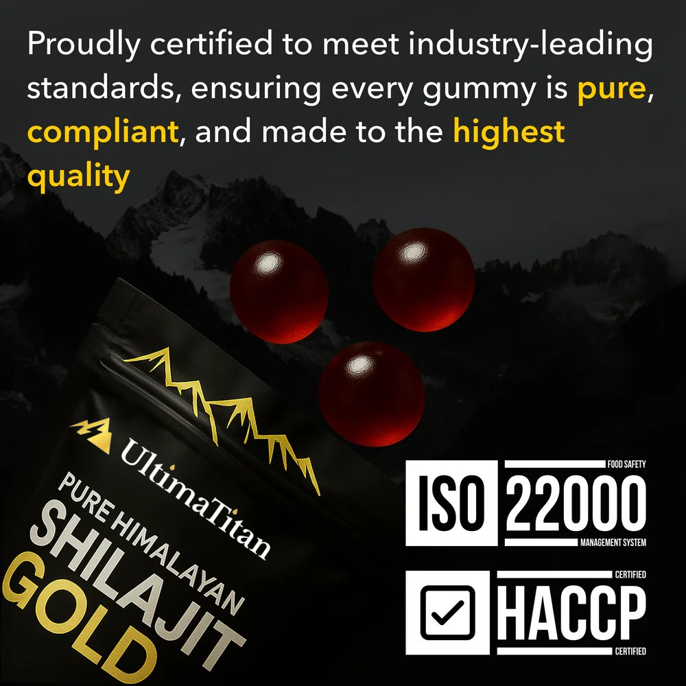 ULTIMATITAN Pure Shilajit Gummies - Now 6-in-1 Support